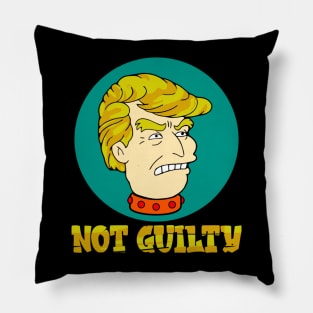 Trump mugshot t-shirt Pillow