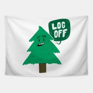 Log Off Tapestry