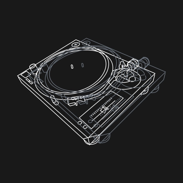 Turntable Technics 1210's DJ by SilverfireDesign