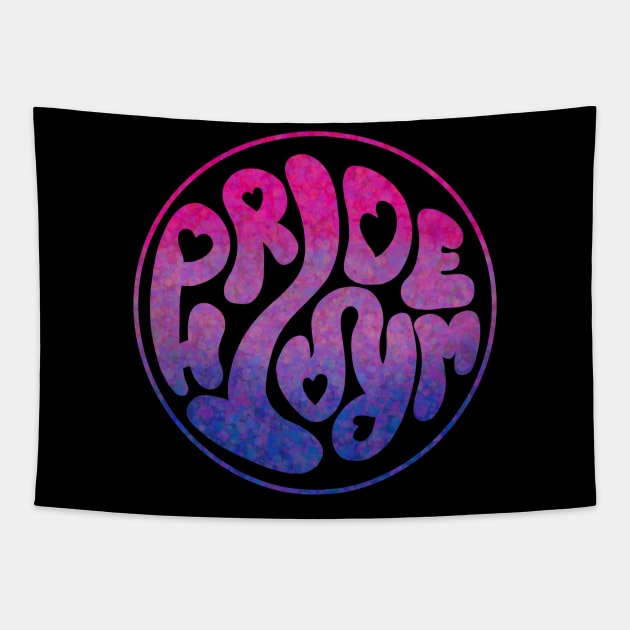 Pride and Wrath (Bi Pride) Tapestry by Labrattish