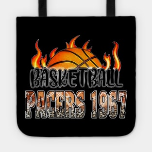 Classic Basketball Design Pacers Personalized Proud Name Tote