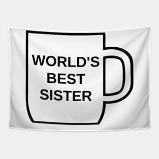 World's Best Sister Tapestry