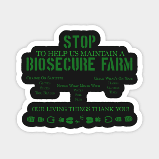 STOP: Biosecure Farm Magnet