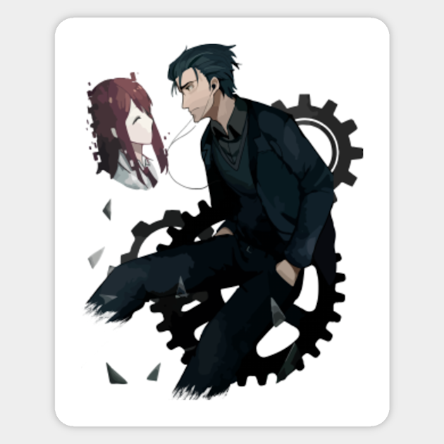 Steins Gate Steins Gate Sticker Teepublic