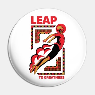 Leap To Greatness - Male Pin