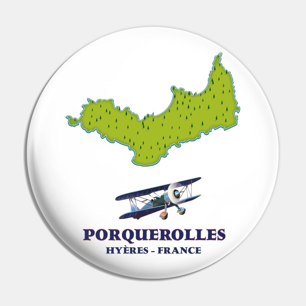 Porquerolles France island travel map Pin by nickemporium1