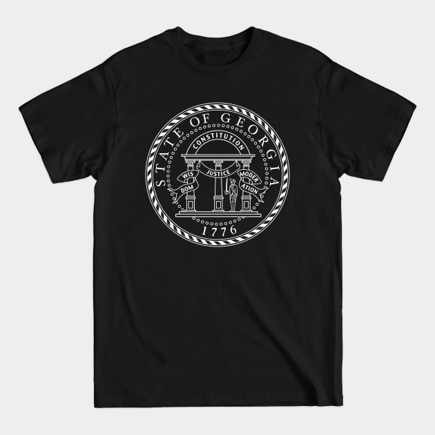 Discover Georgia Seal - Georgia - T-Shirt