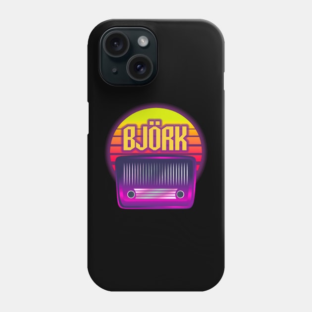 bjork retro Phone Case by guemudaproject