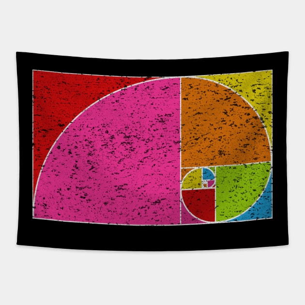 Fibonacci Colours Tapestry by cheekenpeeg