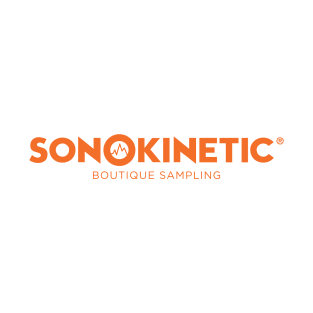 Sonokinetic Text Logo Orange T-Shirt