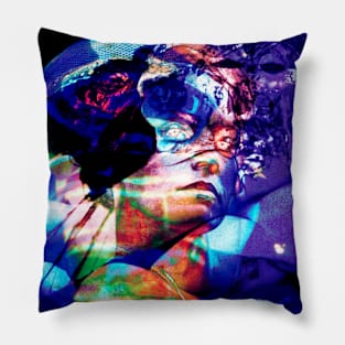 Blue Hidden Desire Pillow