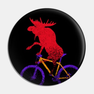 Mountain Bike Moose Pin