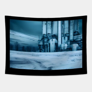 Alien Base Tapestry