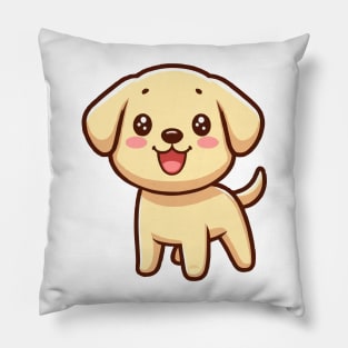 pretty yellow labrador retriever puppy Pillow