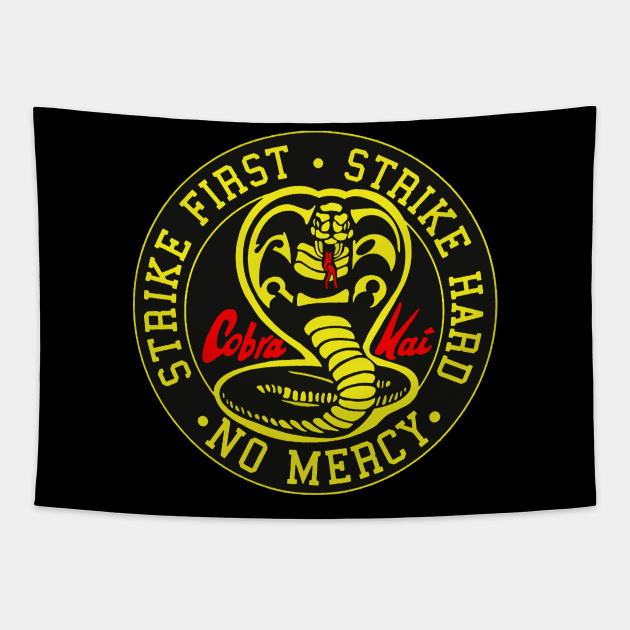 Cobra Kai No Mercy Tapestry by Scar