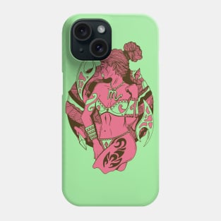 Pink Mint Scorpio Beauty Phone Case