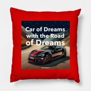 Car of Dreams with the Road of Dreams - GT hachiroku Pillow