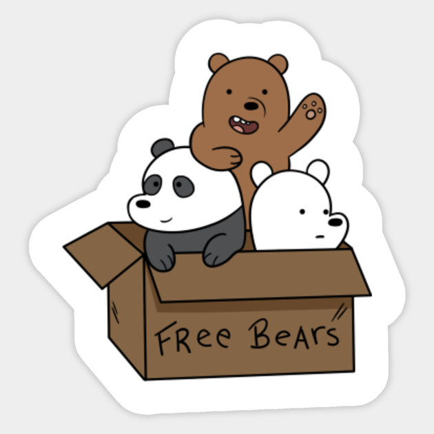 We Bare Bear Cubs - Cubs - Sticker | TeePublic