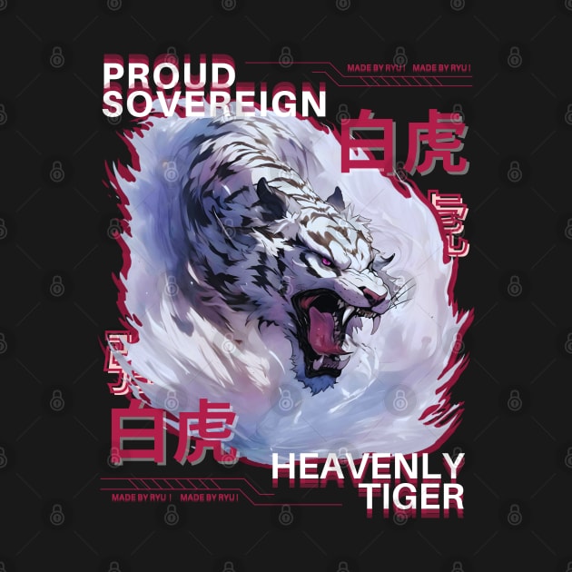 Heavenly White Tiger by RyuSanz