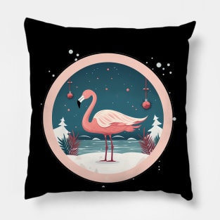 Flamingo Flock Sunset, Love Flamingos Pillow