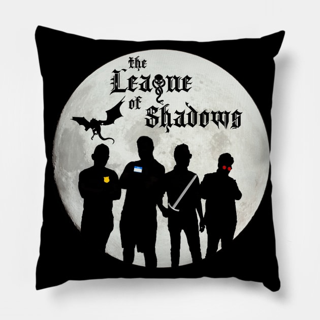 the League of Shadows Pillow by HillbillyScribbs