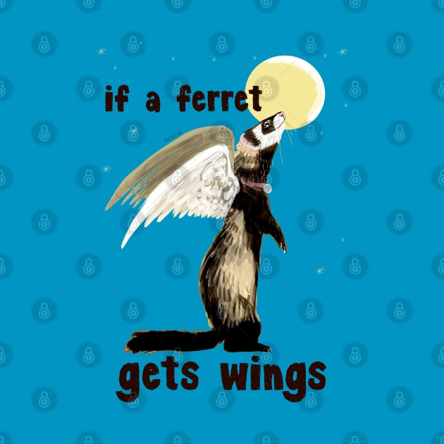 If a ferret gets wings by belettelepink