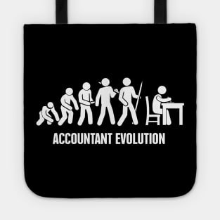 Accountant Evolution | Funny Accounting Design Tote