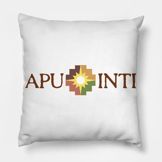 Apu Inti - logo Pillow by Manuarts