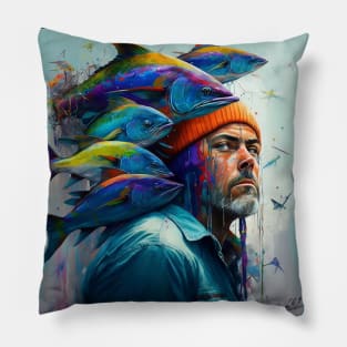 Fishing On My Mind Pillow