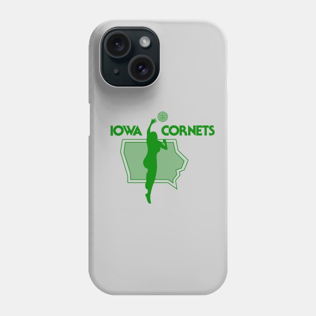 Defunct Iowa Cornets WBA 1978 Phone Case by LocalZonly