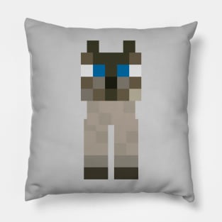 Minecraft Siamese Cat Pillow