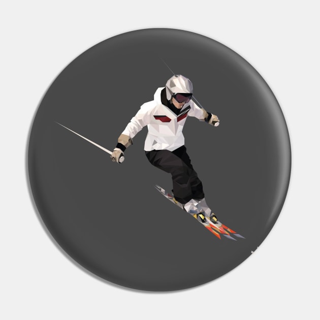 skiing Pin by kira