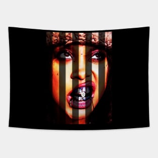 Badu Behind The Curtain Tapestry