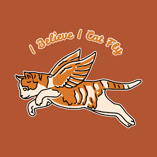 I Believe I Cat Fly by kalemstudio