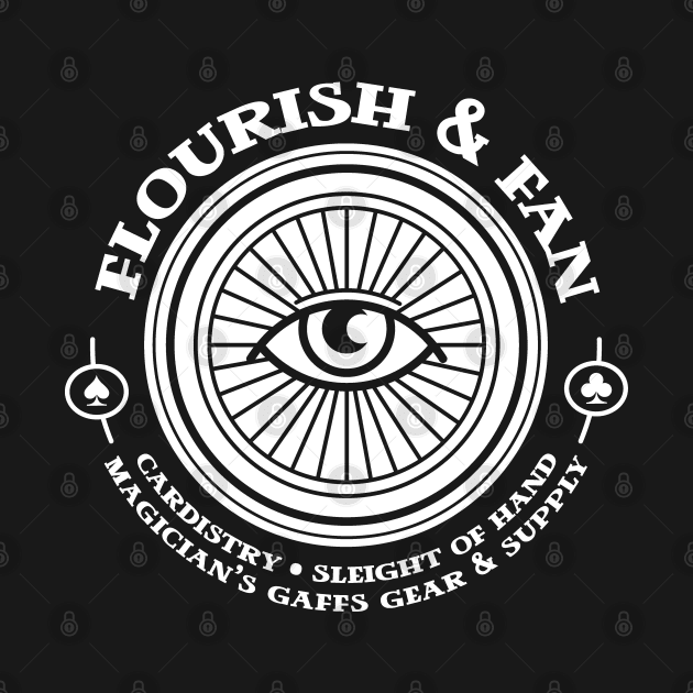 Cardistry Sleight of Hand Flourish and Fan All Seeing Eye Logo by Huhnerdieb Apparel