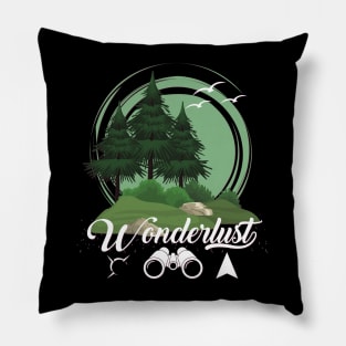 Travel addict love Explore the world summer design holidays vacation Pillow