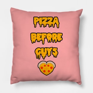 Pizza before guys Pillow