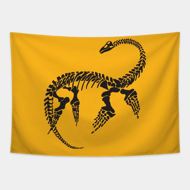 Terra Fossil Plesiosaur Dinosaur Tapestry by Terra Fossil Merch