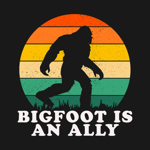 Bigfoot is an Ally Pride Month LGBTQ by narekmug