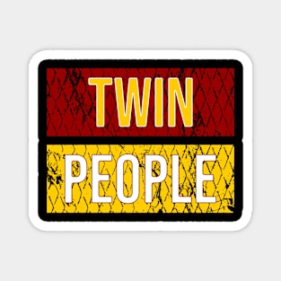 Twin people Magnet