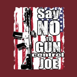 2024 Election Flag Say No To Gun Control Joe T-Shirt