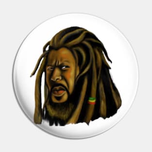 Rasta Reggae Rastafari Pin