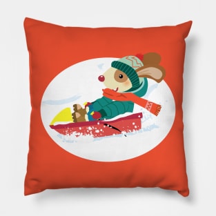 Bob sulla neve Pillow