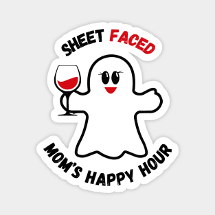 Sheet Faced, Halloween Gift, Halloween, Halloween Shirt, Fall Shirt, Gift for Halloween, Halloween Tee, Funny Halloween Shirt, Mom Shirt Magnet