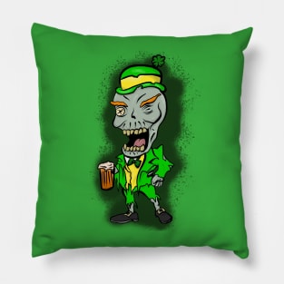 Zombie Leprechaun Pillow