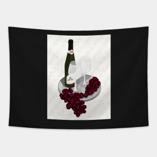 Bottle Of Rouge 1982 | Grapejuice Tapestry