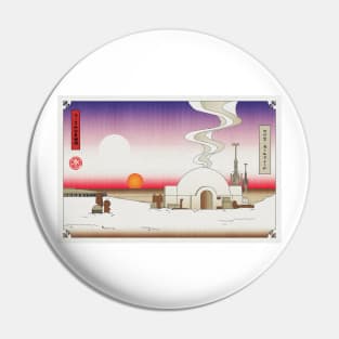 Lars Moisture Farm Japanese Woodblock Pin