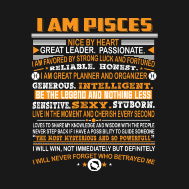 Best selling pisces Horoscope T-Shirt - Pisces Birthday Design - T ...