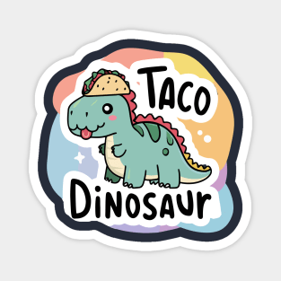 Taco Dinosaur Magnet