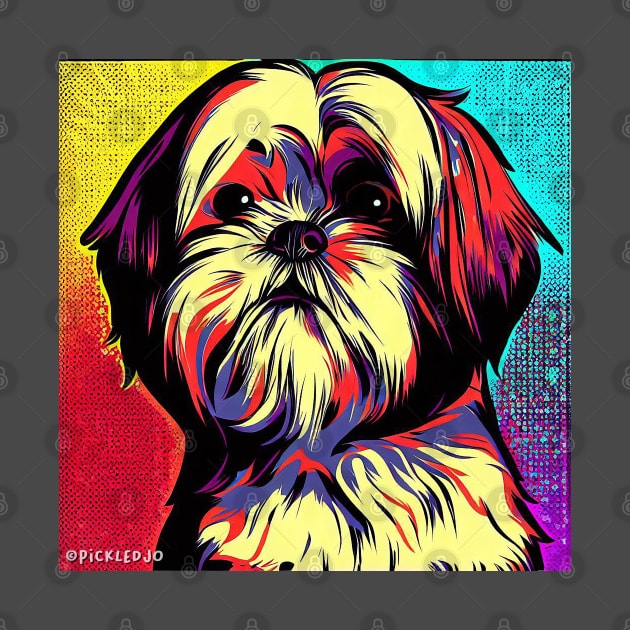 Shih Tzu Pop Art by Sketchy